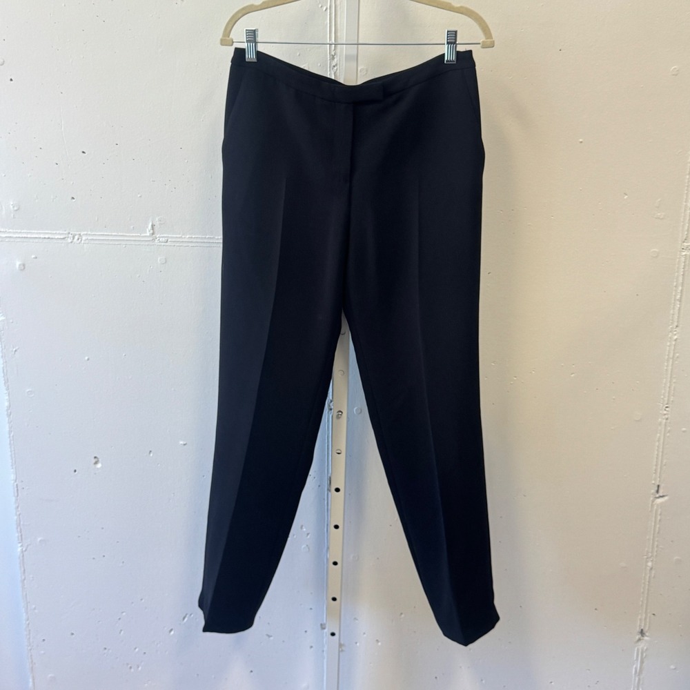 Jones New York Collection Platinum Black Dress Pants Straight Leg Professional 6